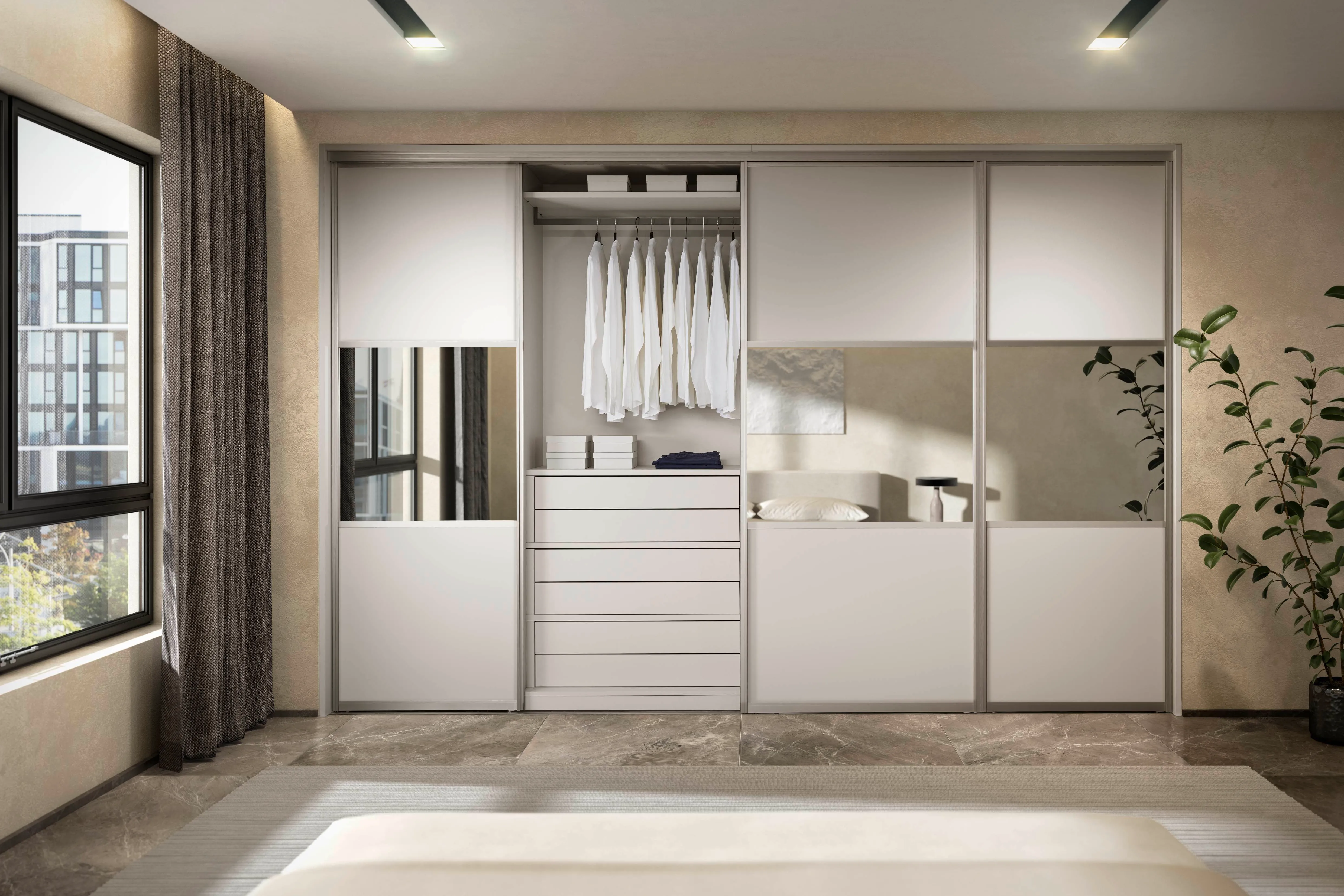 Easytouch 969 Lacquered laminate, sand ultra matt — ambient 3