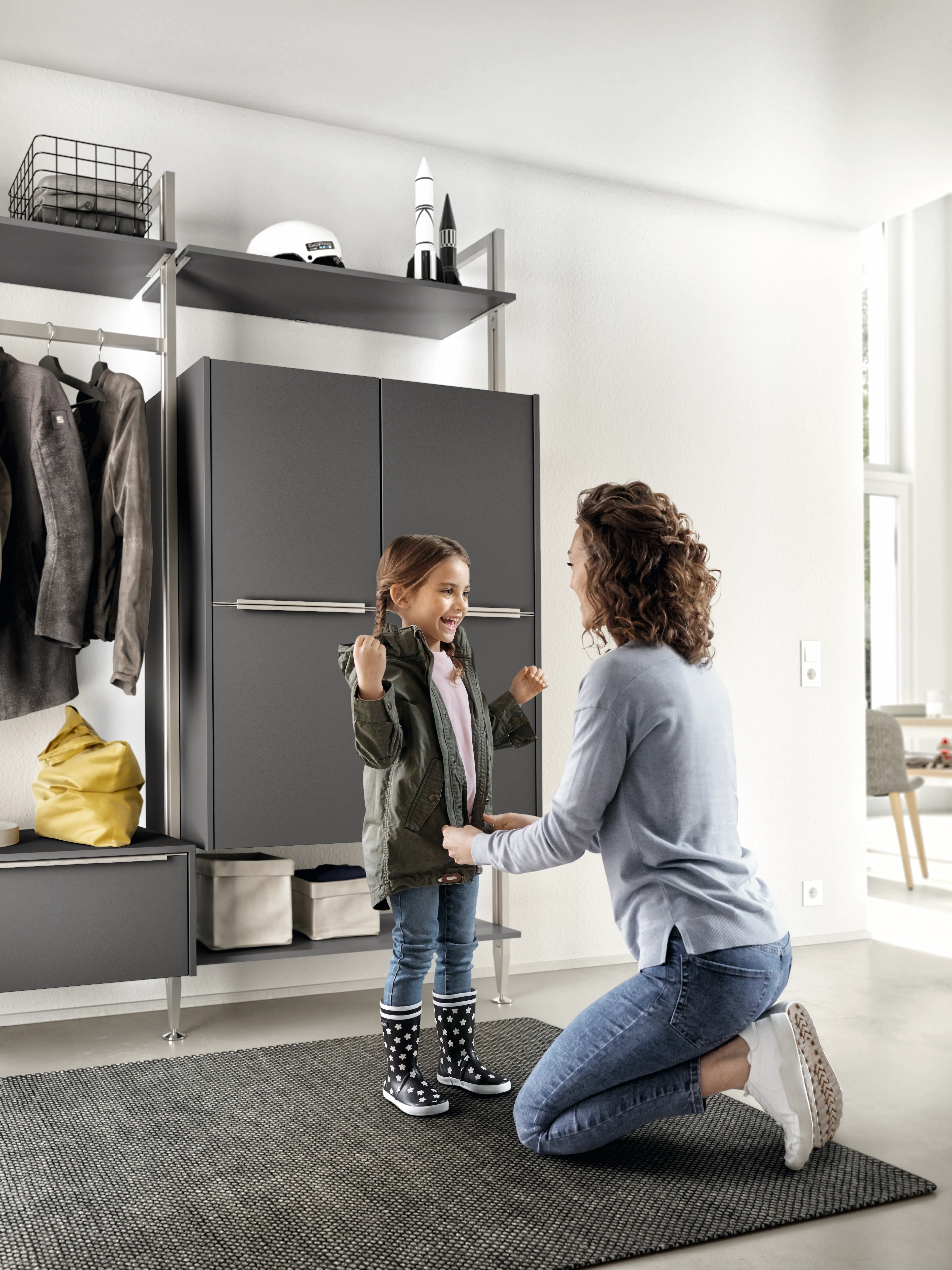 Touch 334 Lacquered laminate, slate grey supermatt — detajl 2