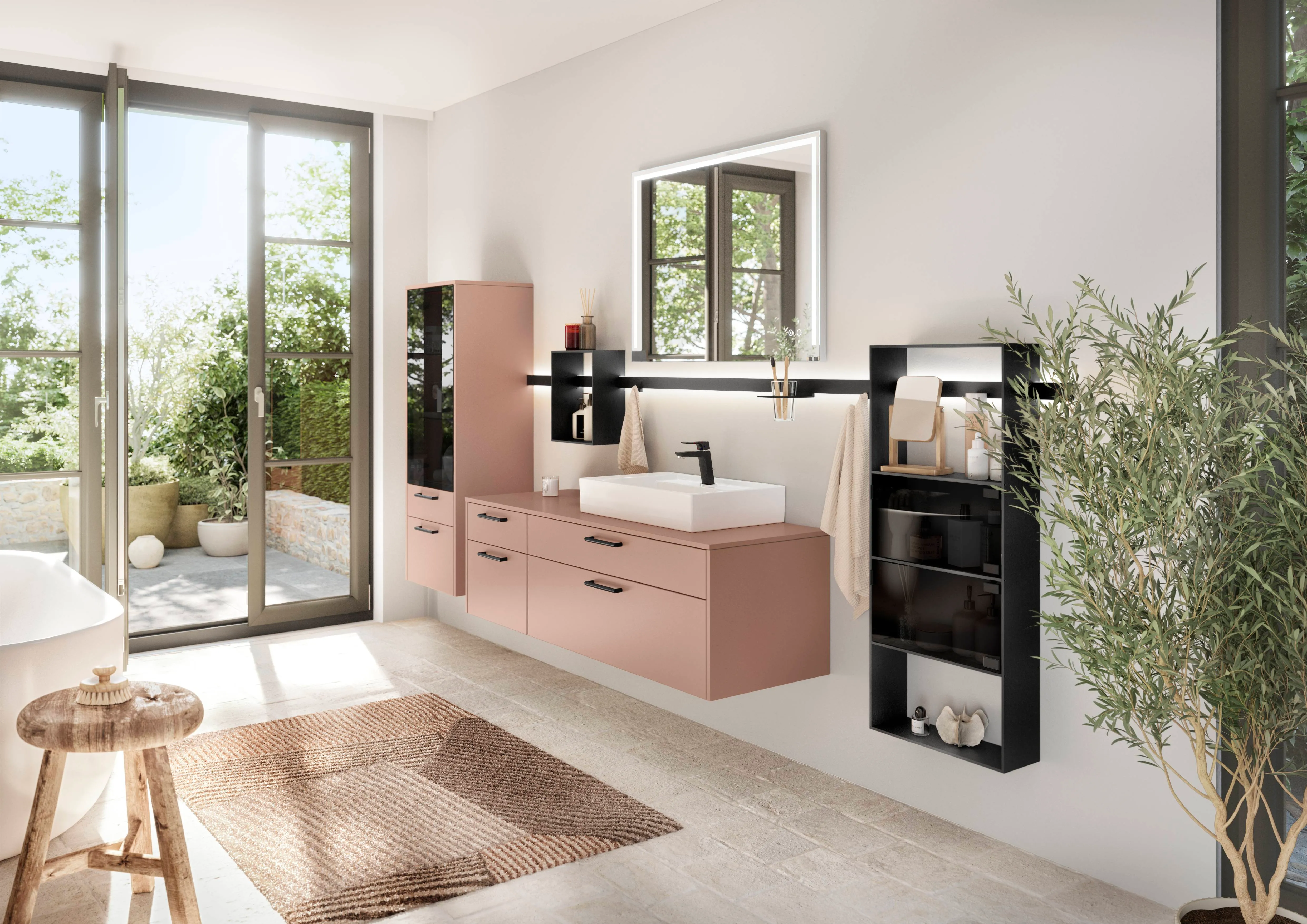 Senso 492 Lacquer, premium honed coral — ambient 4