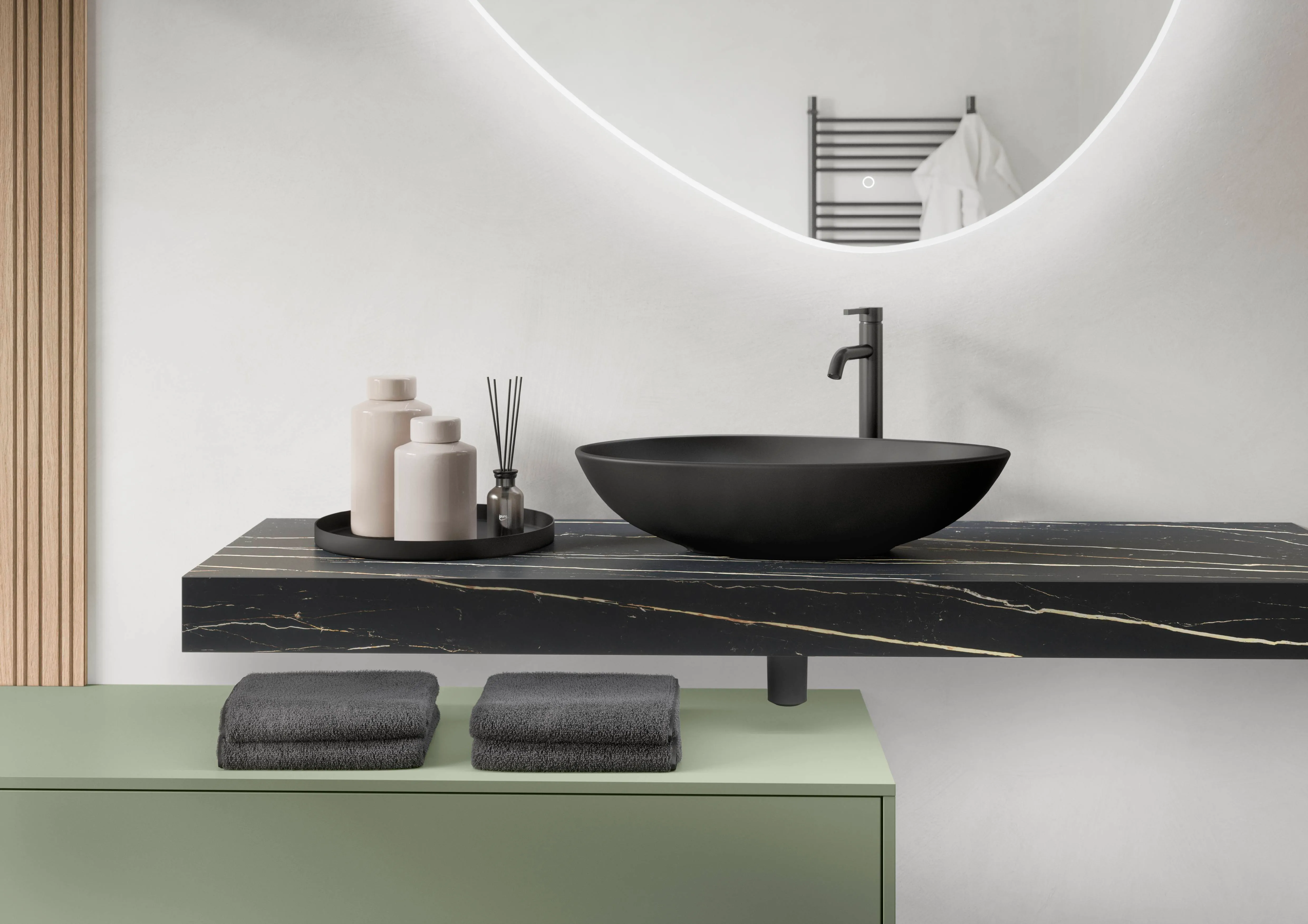Senso 495 Lacquer, premium honed olive — detajl 5