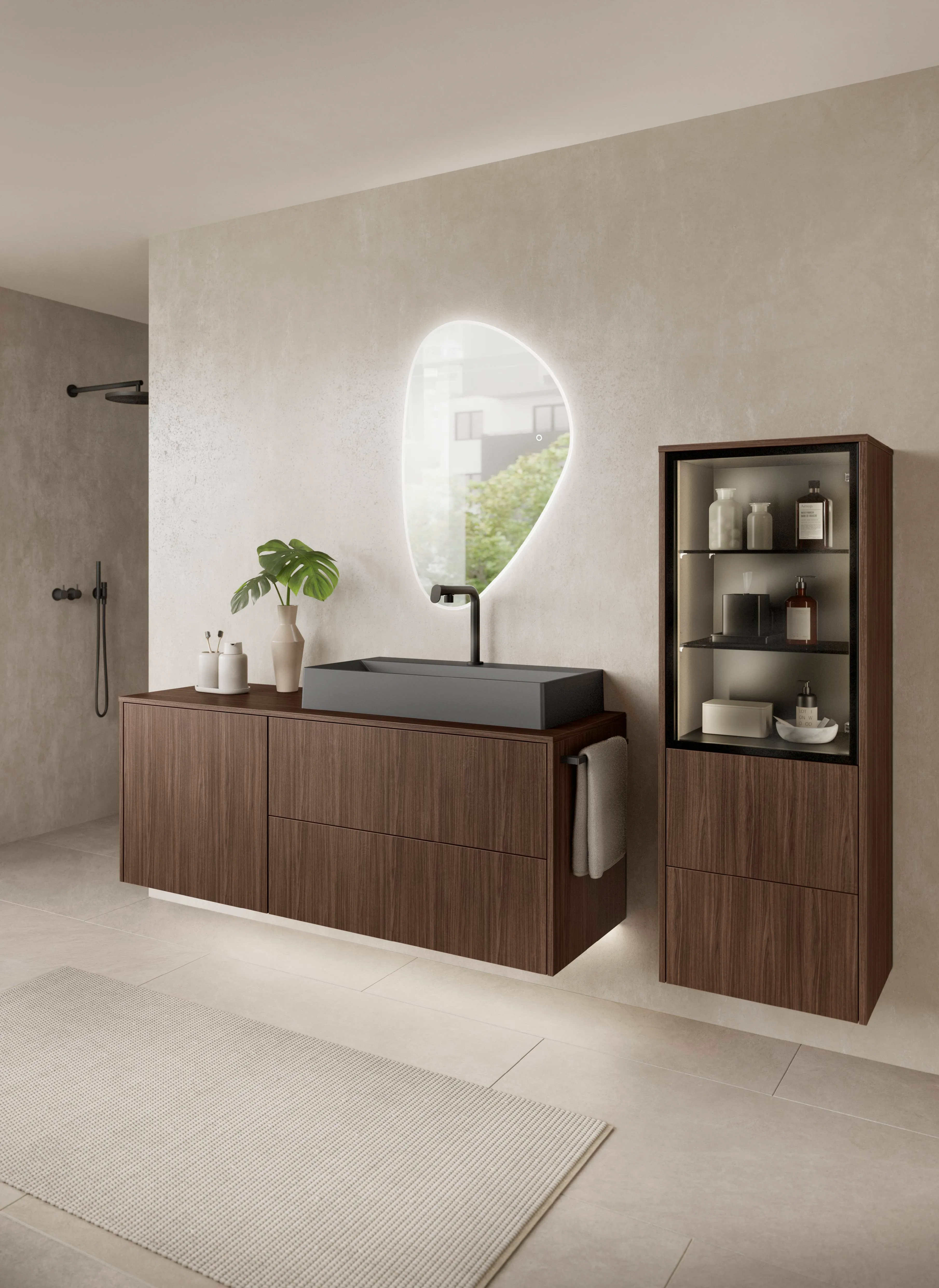 Structura 407 Milano walnut reproduction — ambient 2