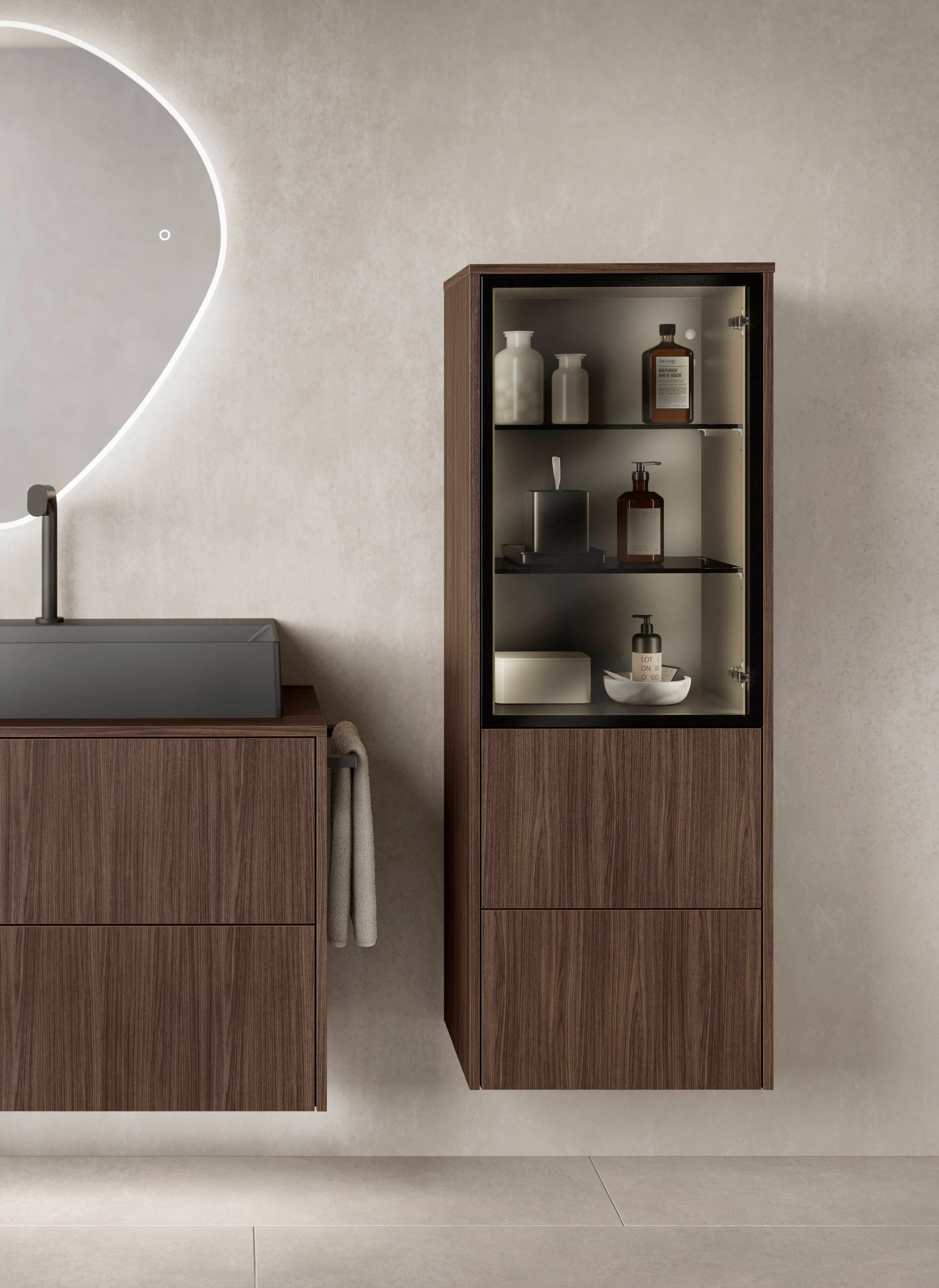 Structura 407 Milano walnut reproduction — detajl 1