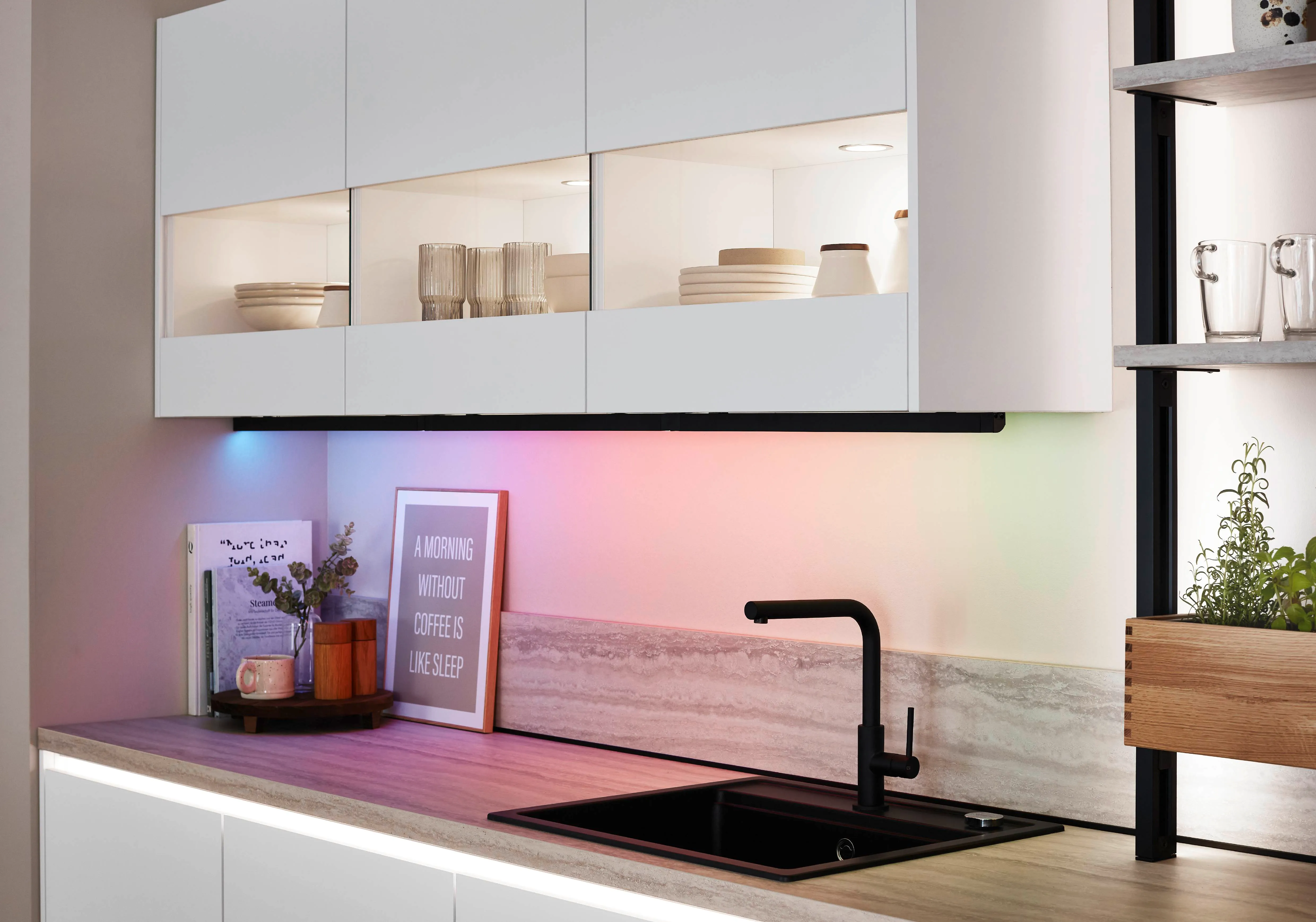Senso 490 Lacquer, premium honed alpine white — detajl 1