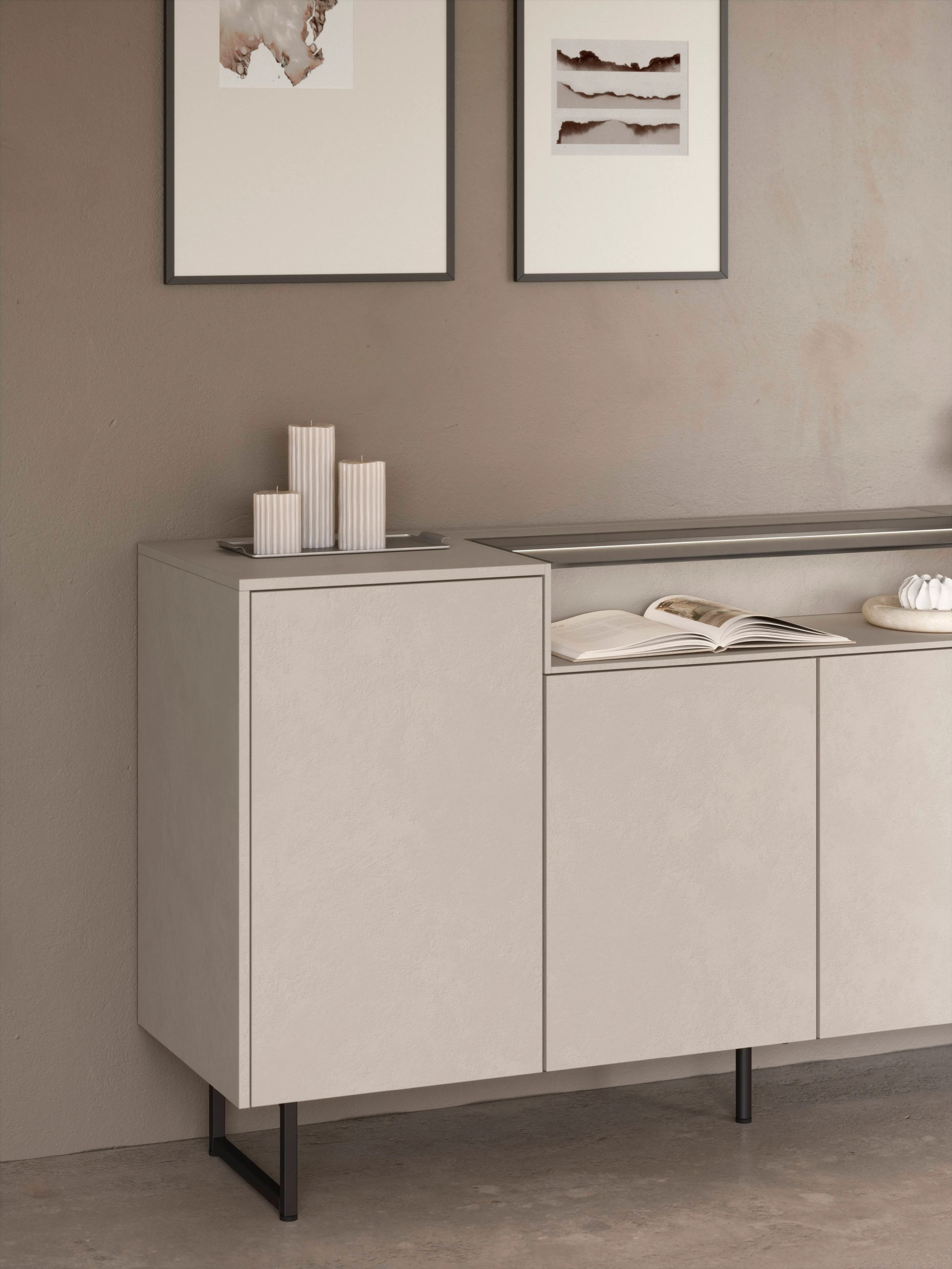 Look 604 Sand textured — detajl 2
