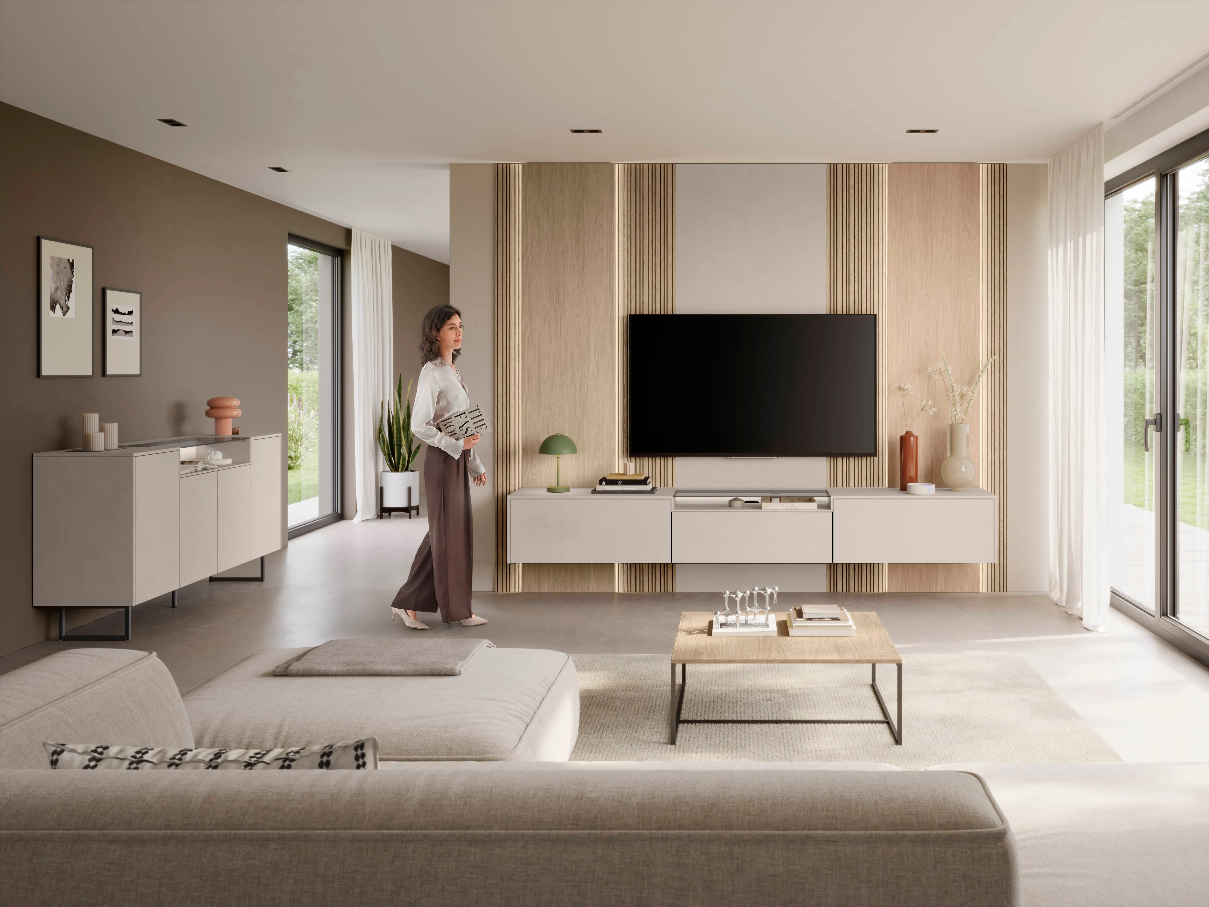 Look 604 Sand textured — ambient 2