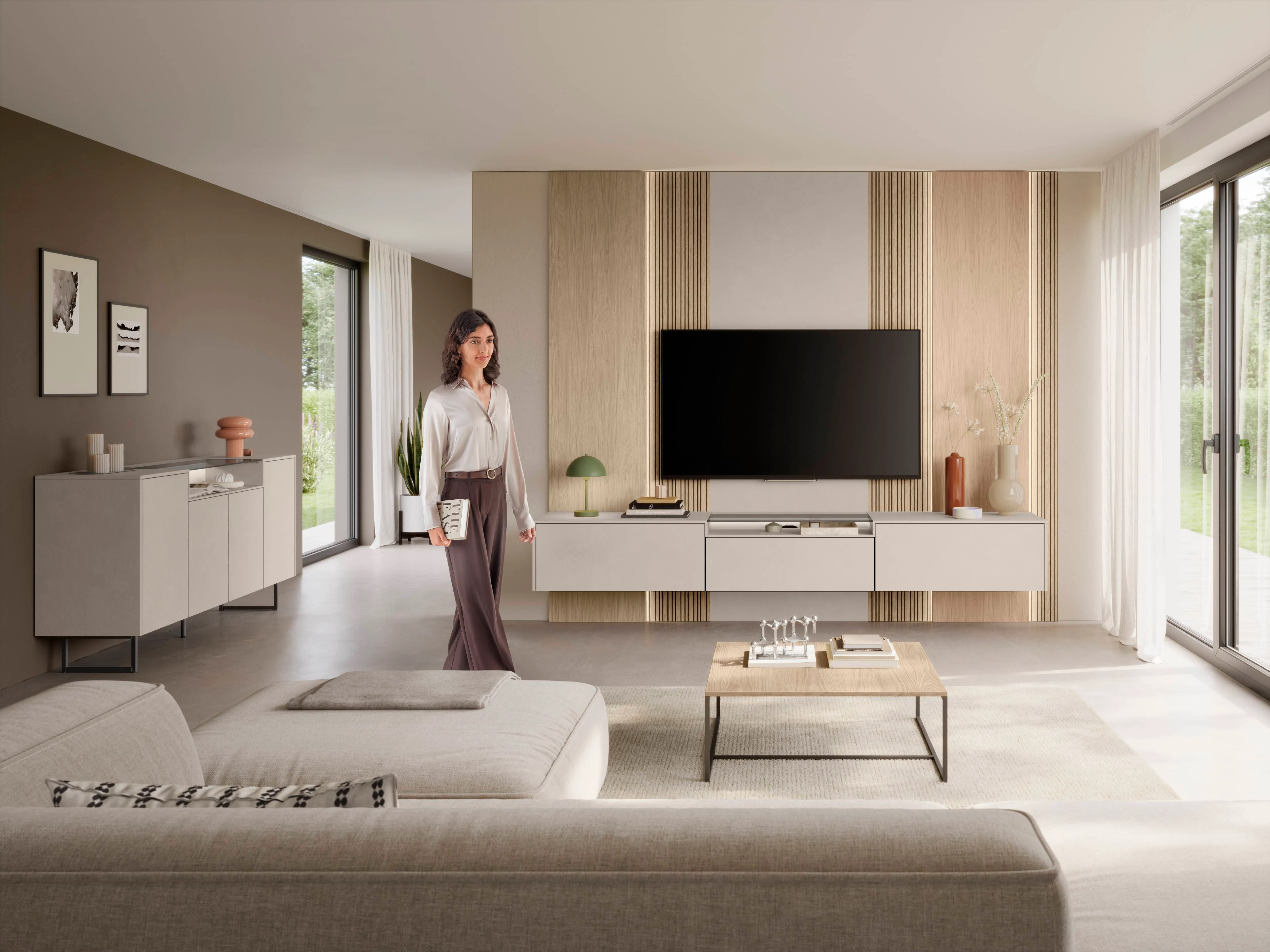 Look 604 Sand textured — ambient 3