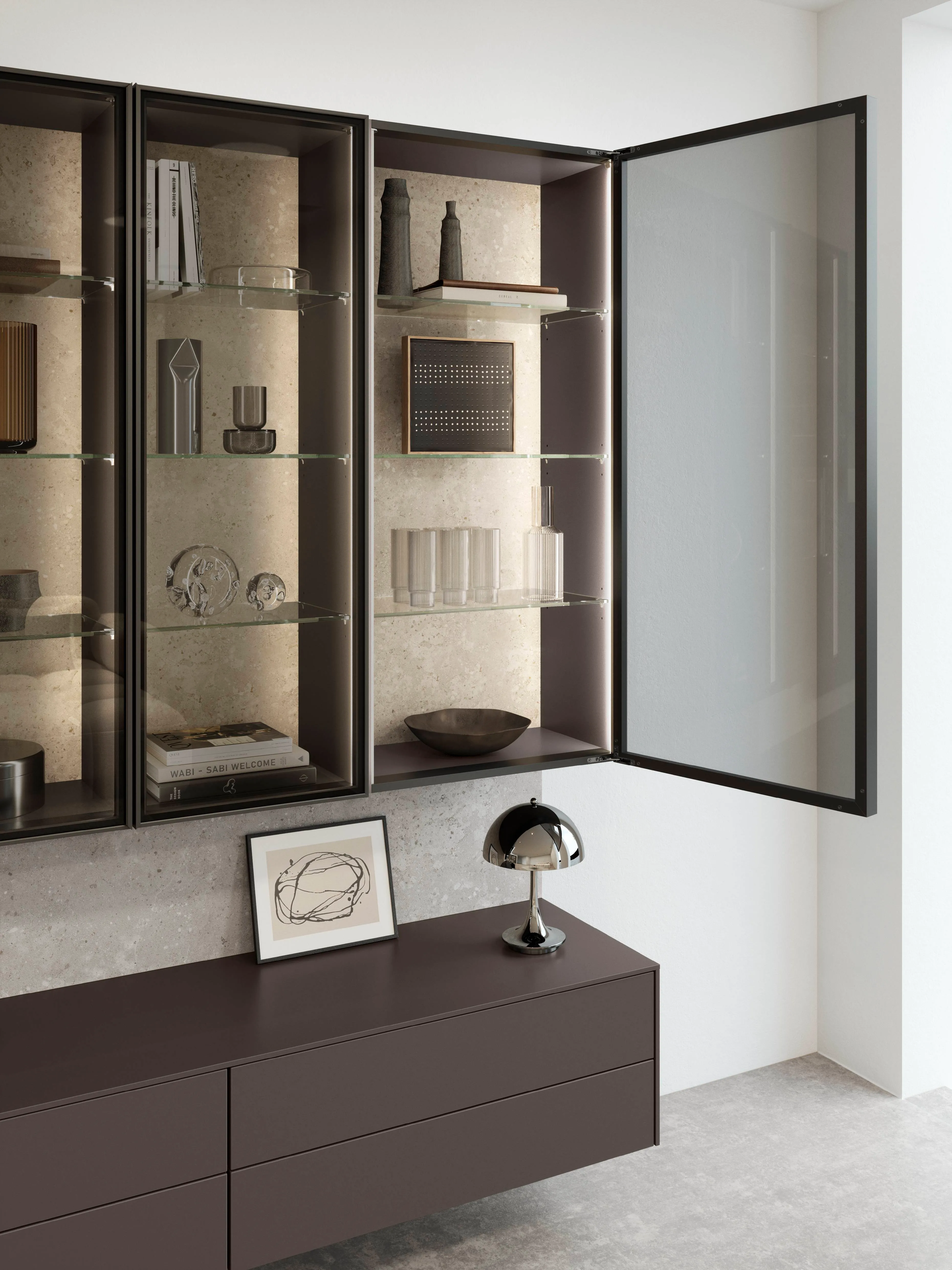 Softline 505 Lacquer, perfect honed coffee — detajl 3