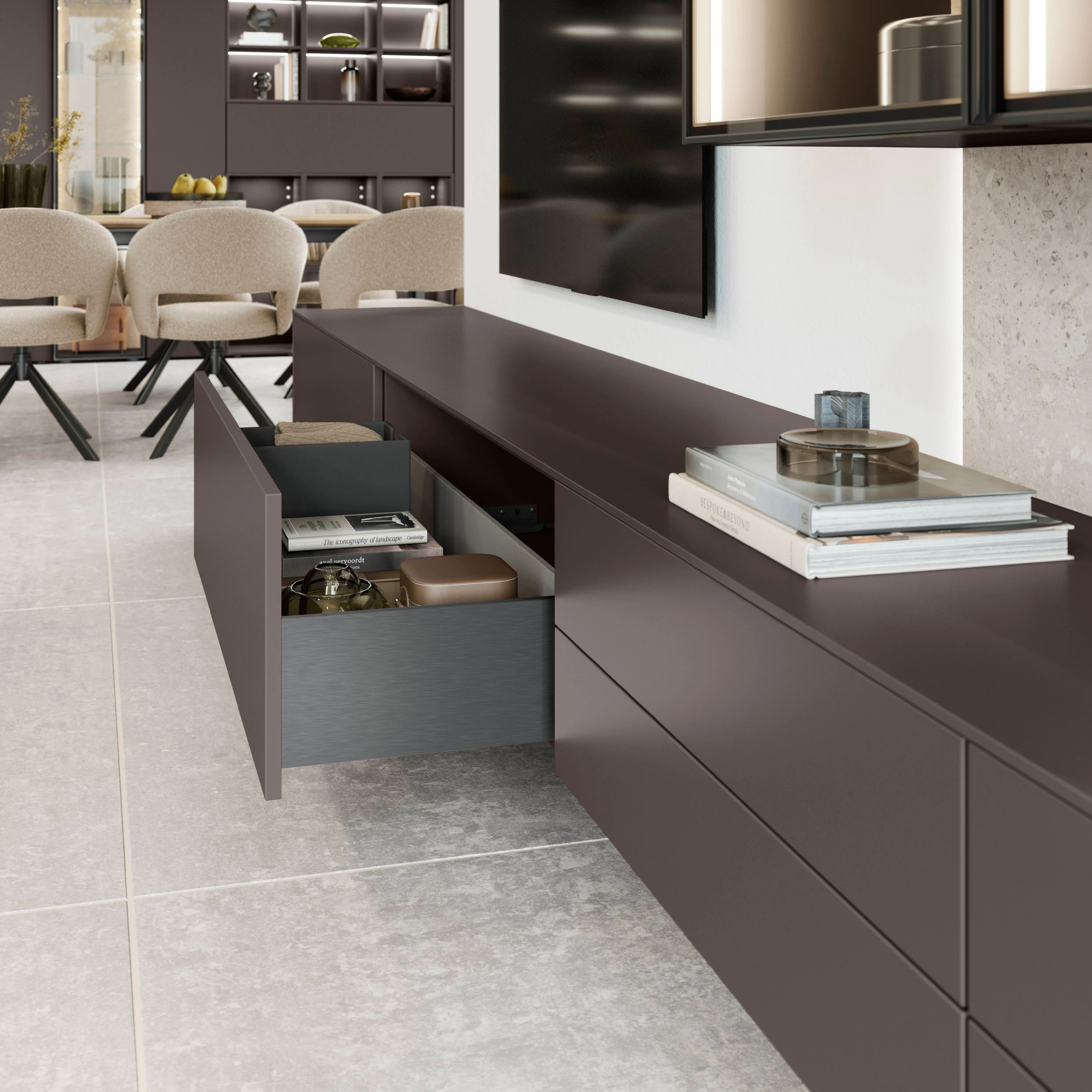 Softline 505 Lacquer, perfect honed coffee — detajl 4