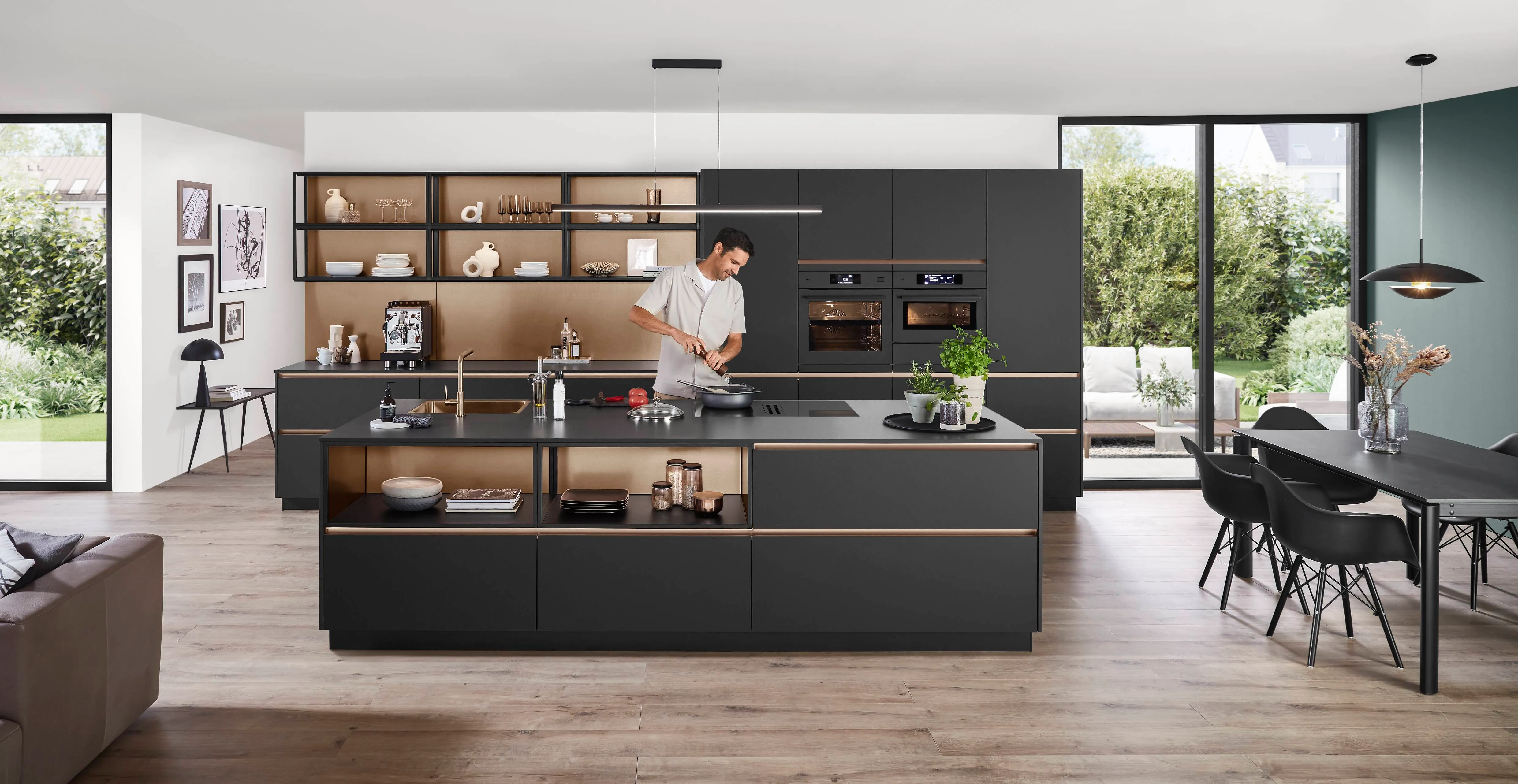 Senso 496 Lacquer, premium honed black — ambient 3