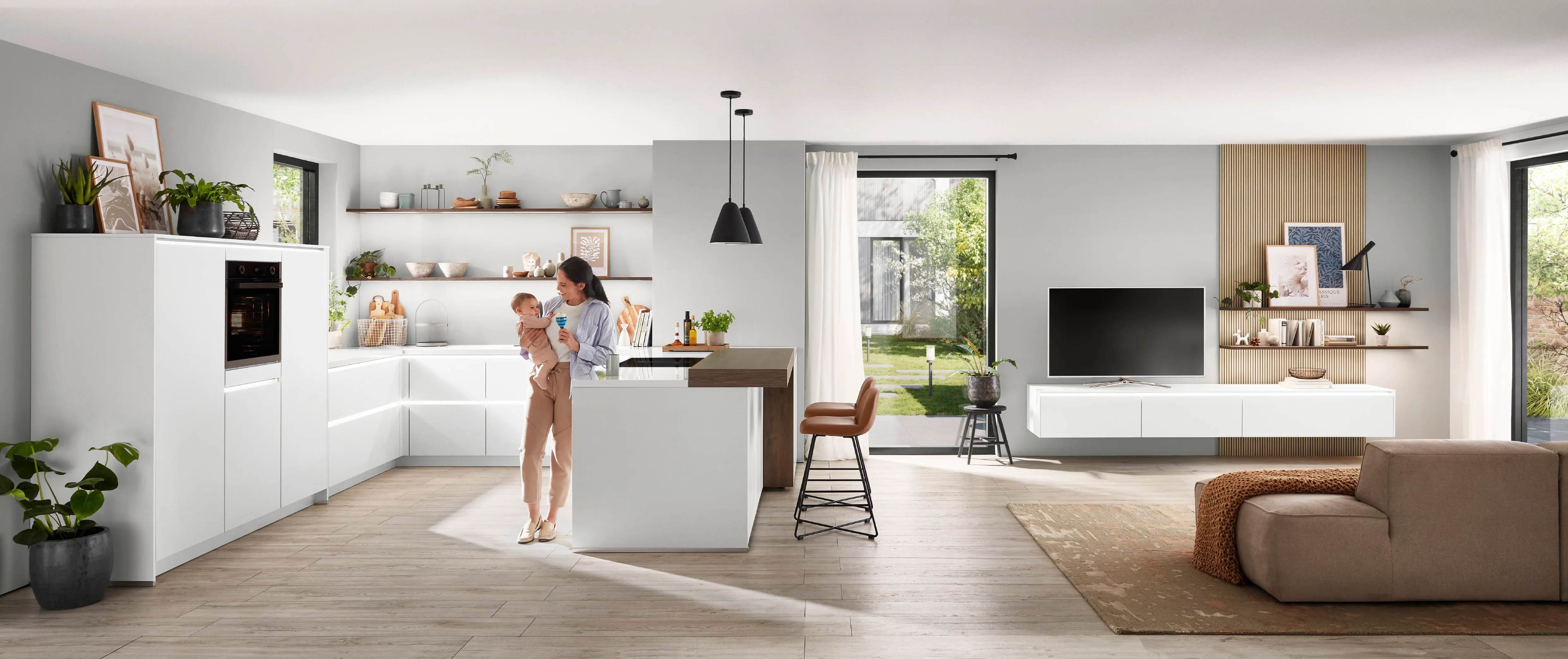 Senso 490 Lacquer, premium honed alpine white — ambient 6