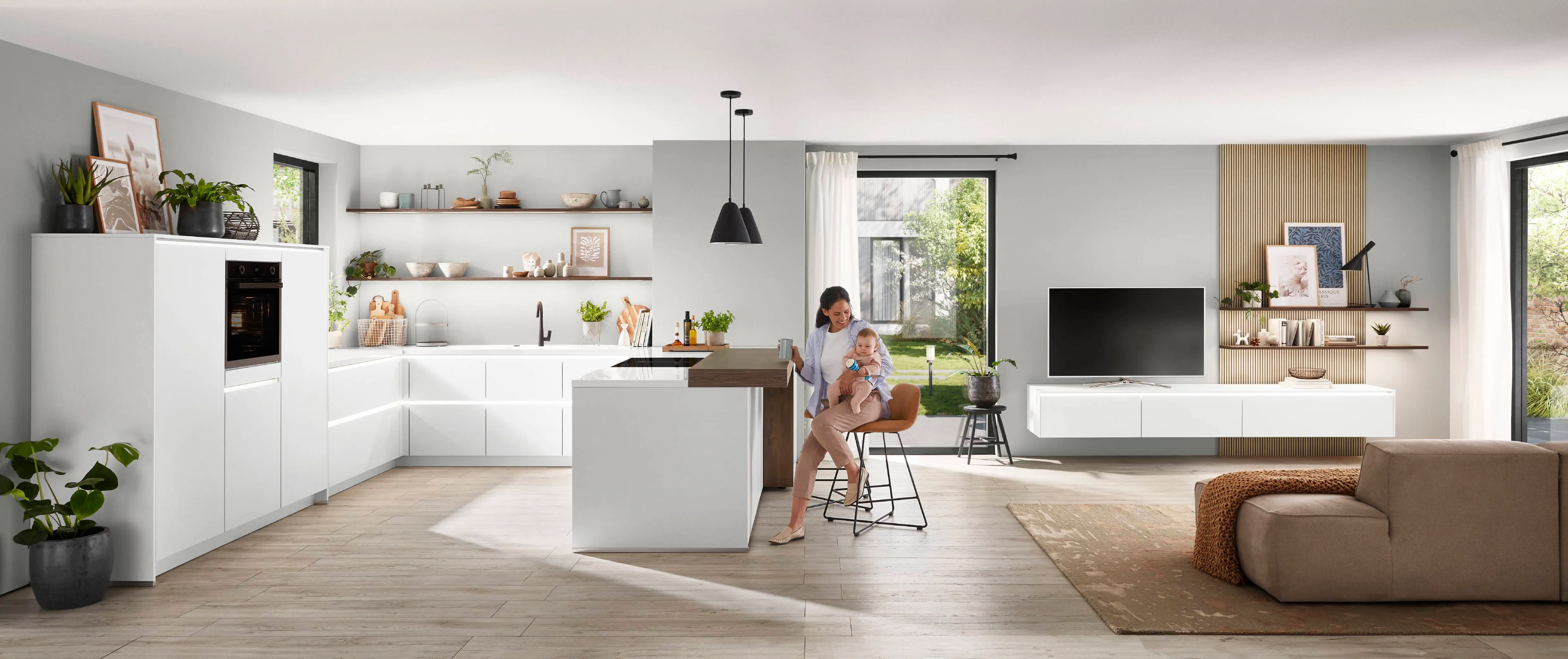 Senso 490 Lacquer, premium honed alpine white — ambient 8