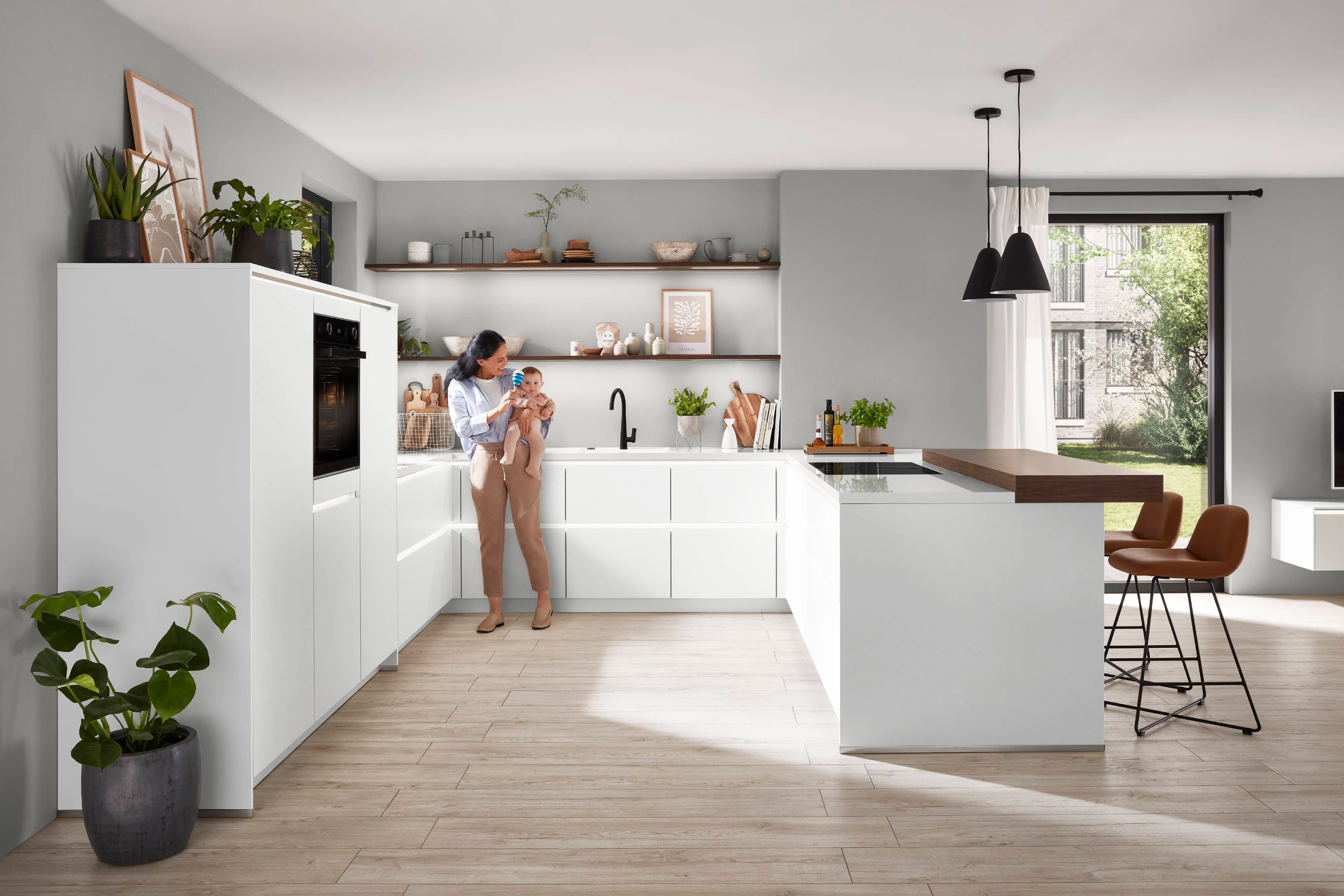 Senso 490 Lacquer, premium honed alpine white — ambient 9